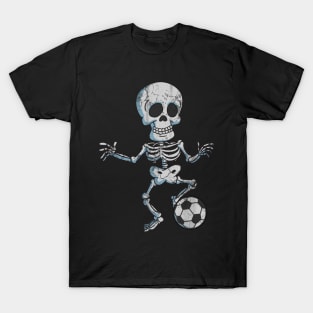 Halloween Skeleton Soccer T-Shirt